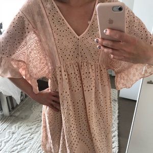 Akemi + Kin Brooke Eyelet Swing Dress